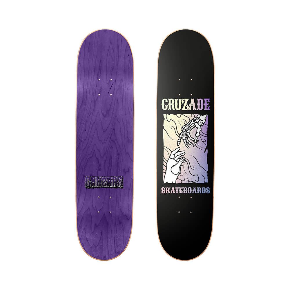 Cruzade Origin Holographic Cruzade Skateboard Deck - 8.0" - Skatewarehouse.co.uk
