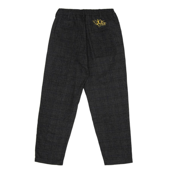 WKND Loosies Pants-Woven Grey Check - Skatewarehouse.co.uk