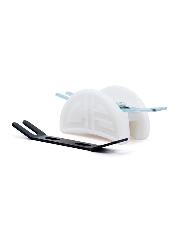 Rio Roller x Chicks in Bowls Slide Block - White - Skatewarehouse.co.uk