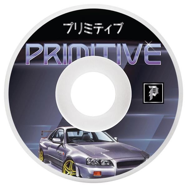 Primitive RPM White Skateboard Wheels - 54mm