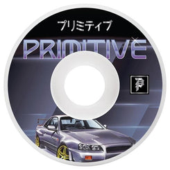 Primitive RPM White Skateboard Wheels - 54mm