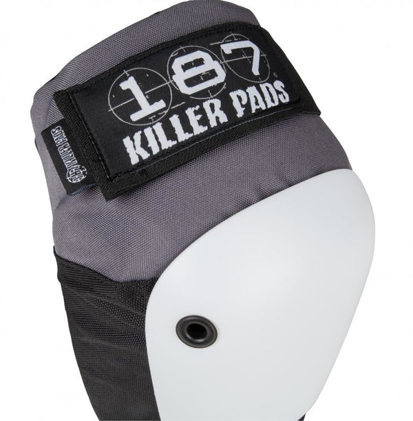 187 Killer Pads Fly Knee - Grey / Black / White - Skatewarehouse.co.uk