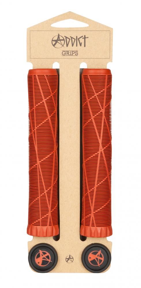 Addict Scooter Grips OG Grips - Bloody Red - Skatewarehouse.co.uk