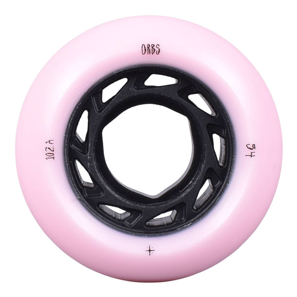 Orbs Ghost Lites (Pink / Black) Skateboard Wheels - 54mm