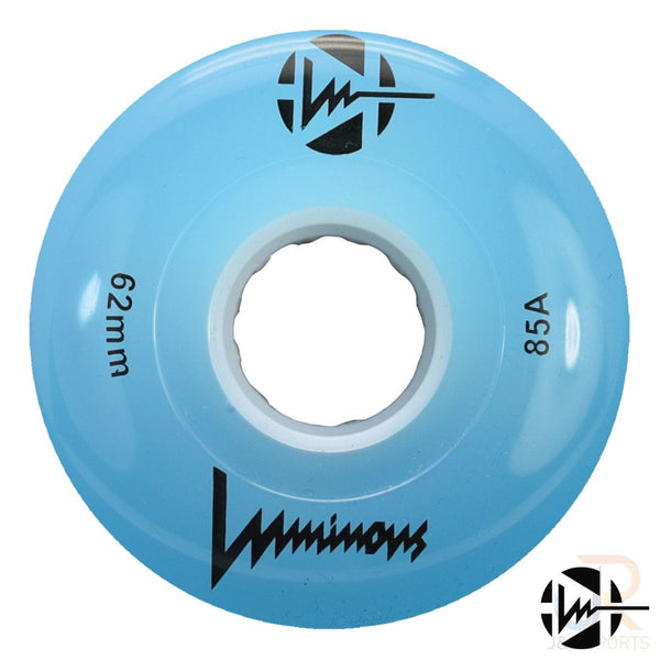 Luminous LED Quad Wheel - Blue - 62mm / 85a (Unit)
