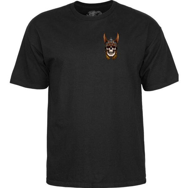 Powell Peralta Andy Anderson Skull Tee Black - Skatewarehouse.co.uk