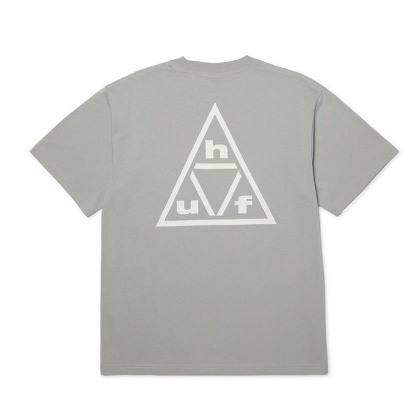 Triple Triangle Ss Tee (White / Grey)