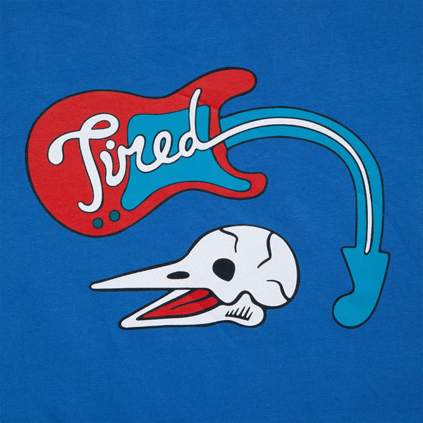 Tired Music Tee Blue