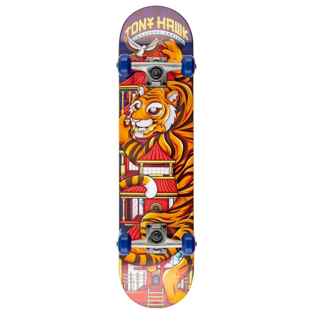 Tony Hawk SS 180 Complete Tiger Palace Complete Skateboard 7.5" - Skatewarehouse.co.uk