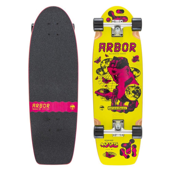 Arbor Cruiser Venice Speedway Glitch Complete Skateboard - 9.625
