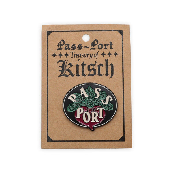 Pass~Port Radish Pin (Black / Multi) - One Size