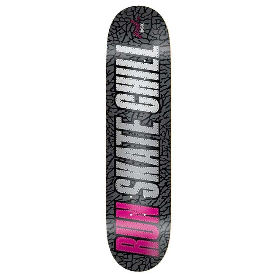 DGK Stevie Williams 'Run Skate Chill' Skateboard Deck - 7.9" - Skatewarehouse.co.uk