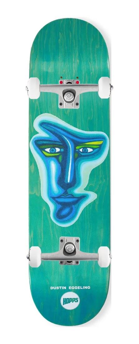 HOPPS Eggeling Jen Traub Artist x Venom Custom Complete Skateboard - 8.25