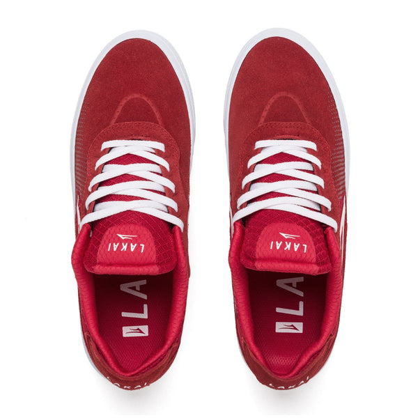 Lakai Essex Skate Shoes - Red - Skatewarehouse.co.uk