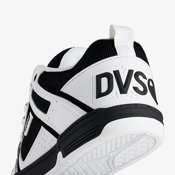 DVS Comanche Skate Shoes White Black - Skatewarehouse.co.uk