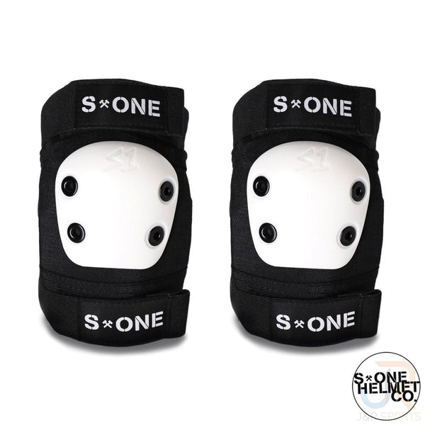 S1 Pro Elbow Pads - Black / White