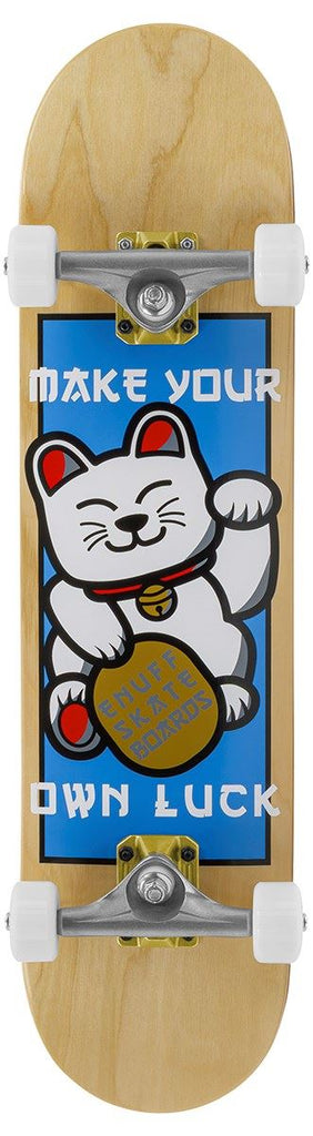 Enuff Lucky Cat SkateboardNatural Complete Skateboard - 8.0"