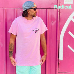 Radical. Sunnies T-shirt, Unisex - Acid Pink - Skatewarehouse.co.uk