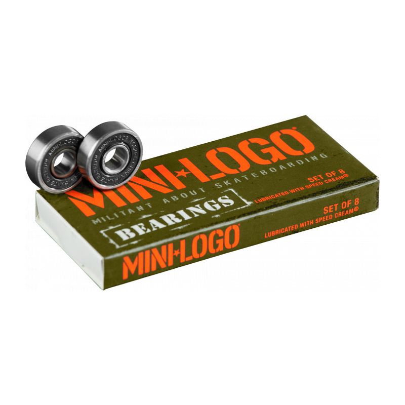 Mini-Logo Skateboard Bearings Series 3 8mm - Skatewarehouse.co.uk