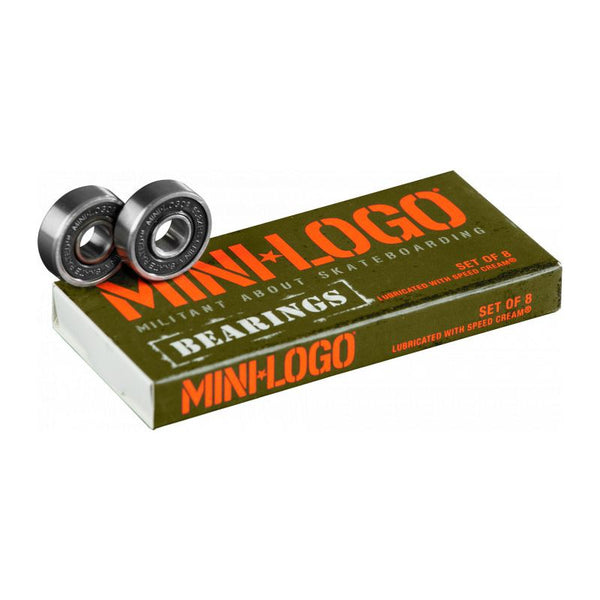 Mini-Logo Skateboard Bearings Series 3 8mm - Skatewarehouse.co.uk