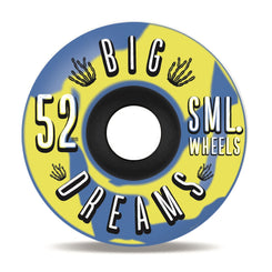 sml. Skateboard Wheels Succulent Cruisers Blue/ Yellow Swirl 92a - Skatewarehouse.co.uk