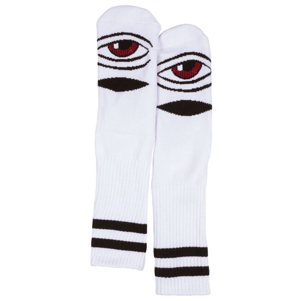 Toy Machine Sect Eye Sock White