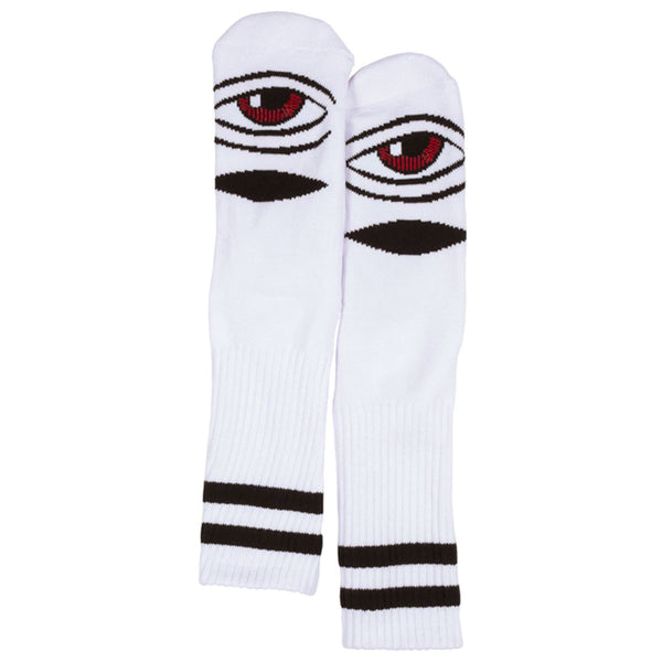Toy Machine Sect Eye Sock White
