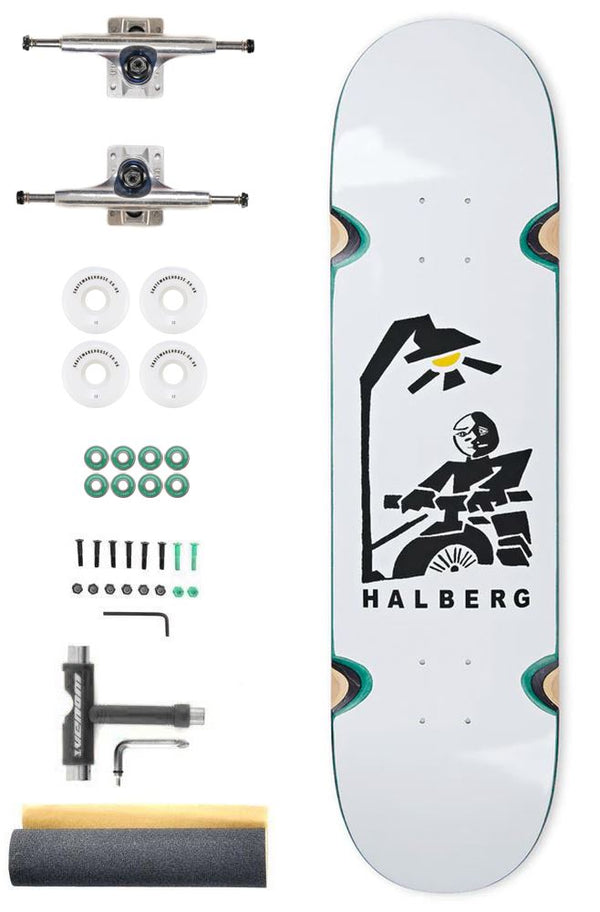 Polar Skate Co. Hjalte Halberg Insomnia Wheel Wells Custom Complete Pro Skateboard Kit - 8.25