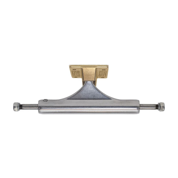 Slappy ST1 Inverted Hollow Lights / Ultra Low Kingpin Polished / Gold / Gold Skateboard Trucks - 8.5 (5.75