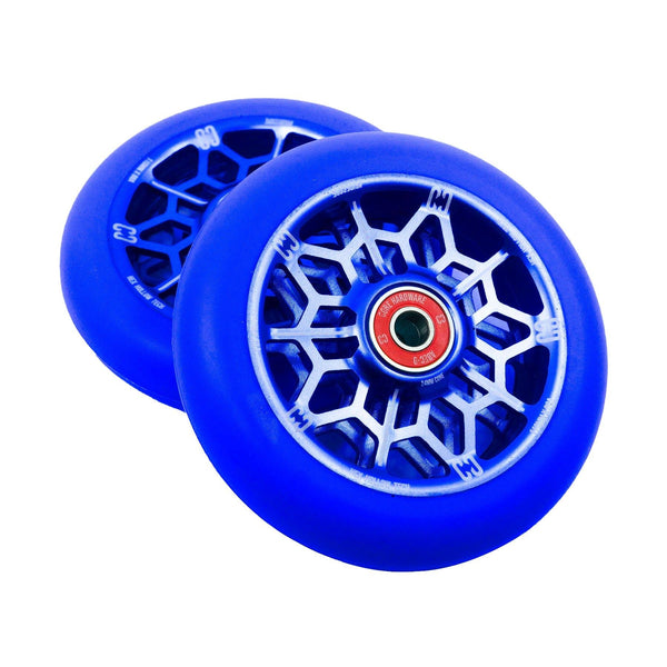 CORE Hex Hollow 110mm Stunt Scooter Wheels – Navy Blue - Skatewarehouse.co.uk