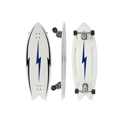 Hamboards - 43" The Pescadito - North Shore White Longboard Complete