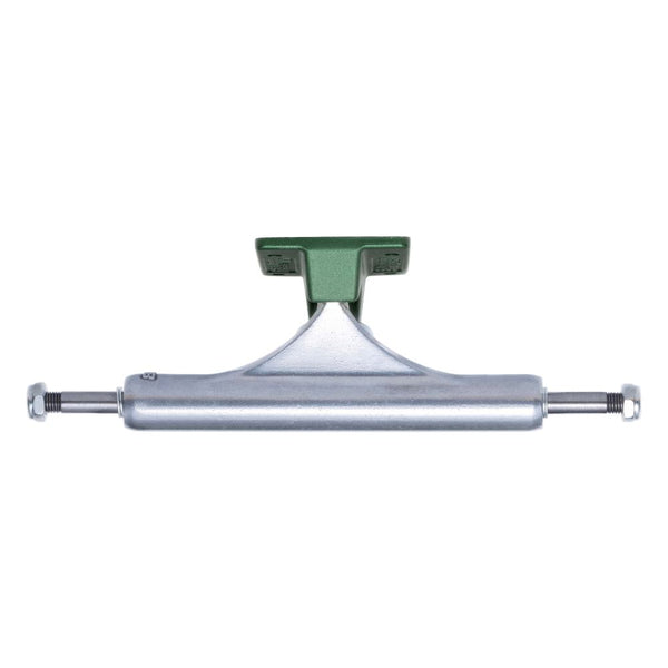 Slappy ST1 Hollow Lights Polished / Gunmetal Green Skateboard Trucks - 8 (5.25