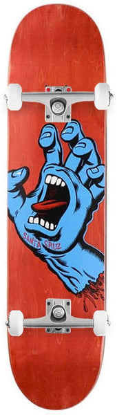 Santa Cruz Screaming Hand Red x Venom Skateboards Core Custom Complete Skateboard - 8.0 - Skatewarehouse.co.uk