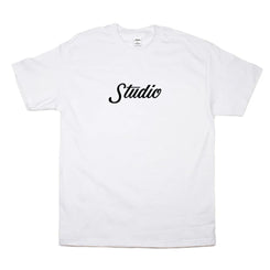 Studio Skateboards Big Script Tee White
