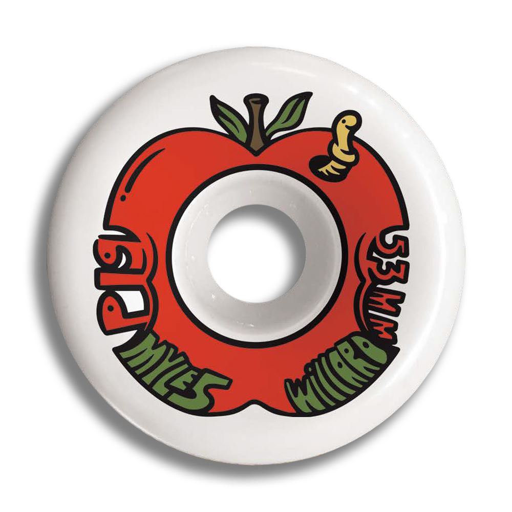 Pig Myles Willard 'Apple' / 99A (Conical) Skateboard Wheels - 53mm