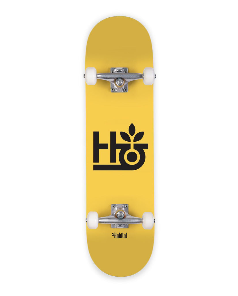 Habitat Pod Yellow Complete Skateboard - 7.5" - Skatewarehouse.co.uk