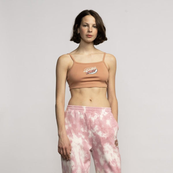 Santa Cruz Womens Vest Oval Splice Dot Front - Clay - Skatewarehouse.co.uk