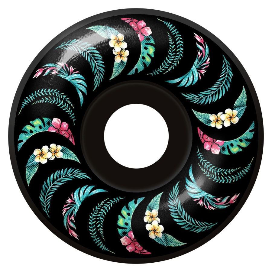 Spitfire F4 99Du Team Floral Classic (Black) Skateboard Wheels - 55mm