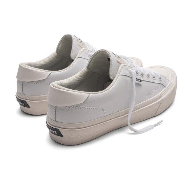 Straye Footwear Stanley - White / Cream Leather - Skatewarehouse.co.uk