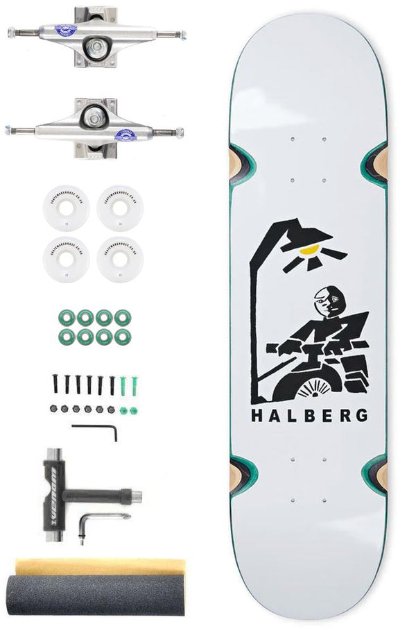Polar Skate Co. Hjalte Halberg Insomnia Wheel Wells Custom Complete Pro Skateboard Kit - 8.25