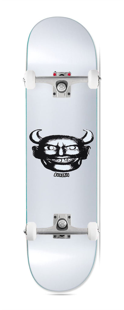 Polar Skate Co Nick Boserio - Silver Devil x Venom Custom Complete Skateboard - 8.25"