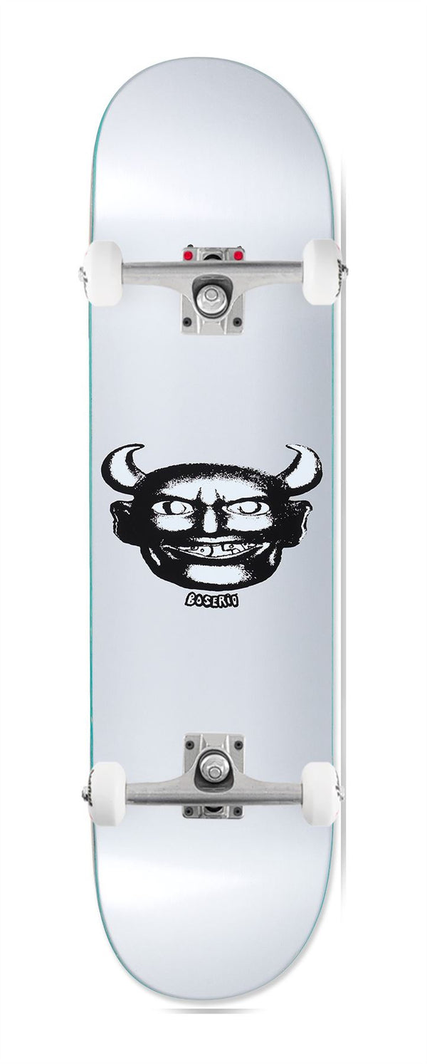 Polar Skate Co Nick Boserio - Silver Devil x Venom Custom Complete Skateboard - 8.25