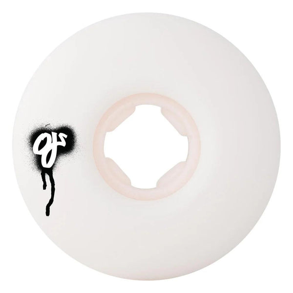 OJ Skateboard Wheels Throw Ups Chubbies 101a - White - Skatewarehouse.co.uk