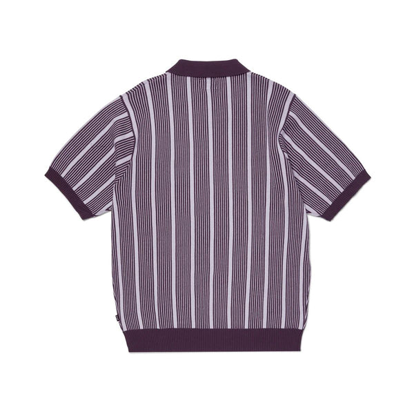 Trace Stripe S / S Knit Top (Dust Purple)