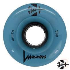 Luminous LED Quad Wheel - Blue - 62mm / 85a (Unit)