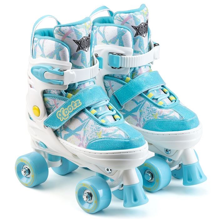 Xootz Semi Soft Bubblegum Quad Skates - Aqua