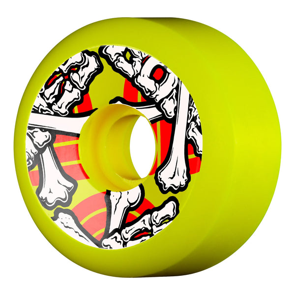 Powell-Peralta Cross Bones • • 97A • Yellow Skateboard Wheels - 64mm
