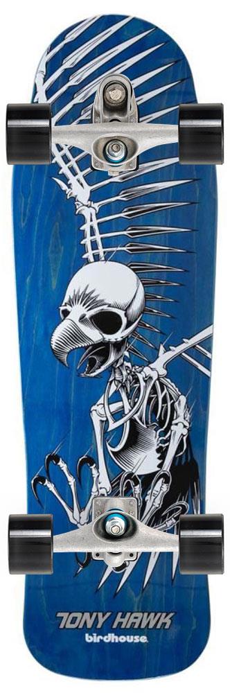 Birdhouse Old School Full Skull 2 x Carver Custom Surf Skate Skateboard C7 - 9.75