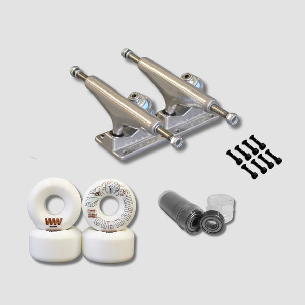 Picture Soft Wheel Undercarriage Kit Skateboard Trucks - 5.25" (Pair)