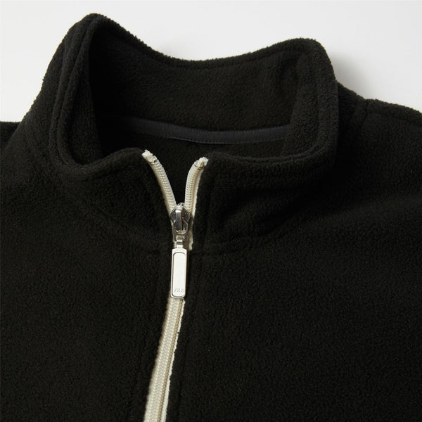 HUF Basecamp Quarter Zip Polar Fleece (Black)